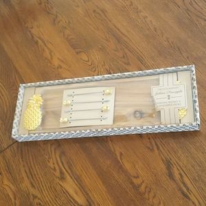 Two's Company Golden Pineapple Serving Tray